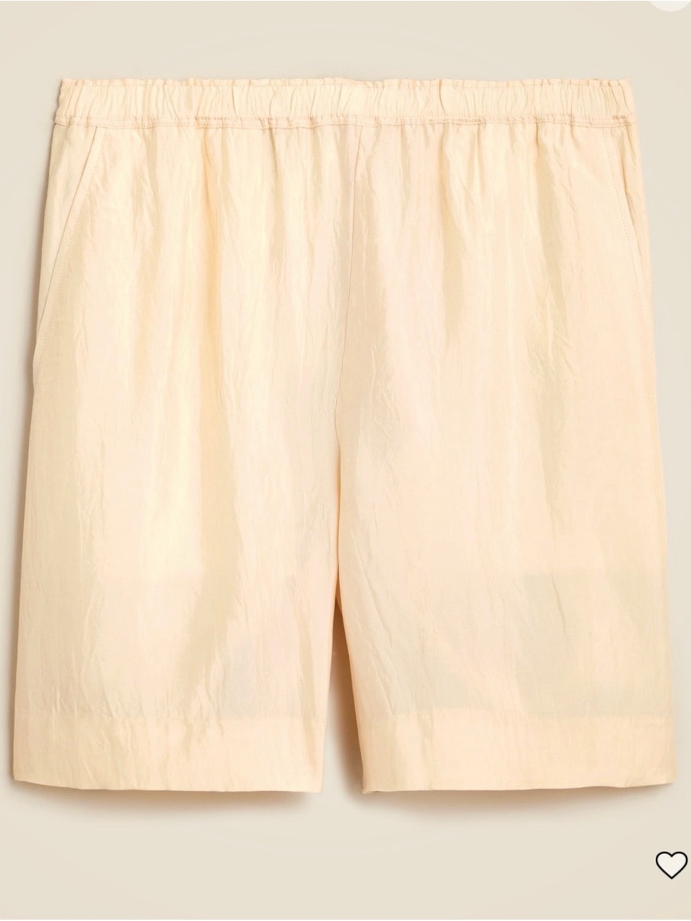 J Crew Stratus Shorts in Textured Satin XL